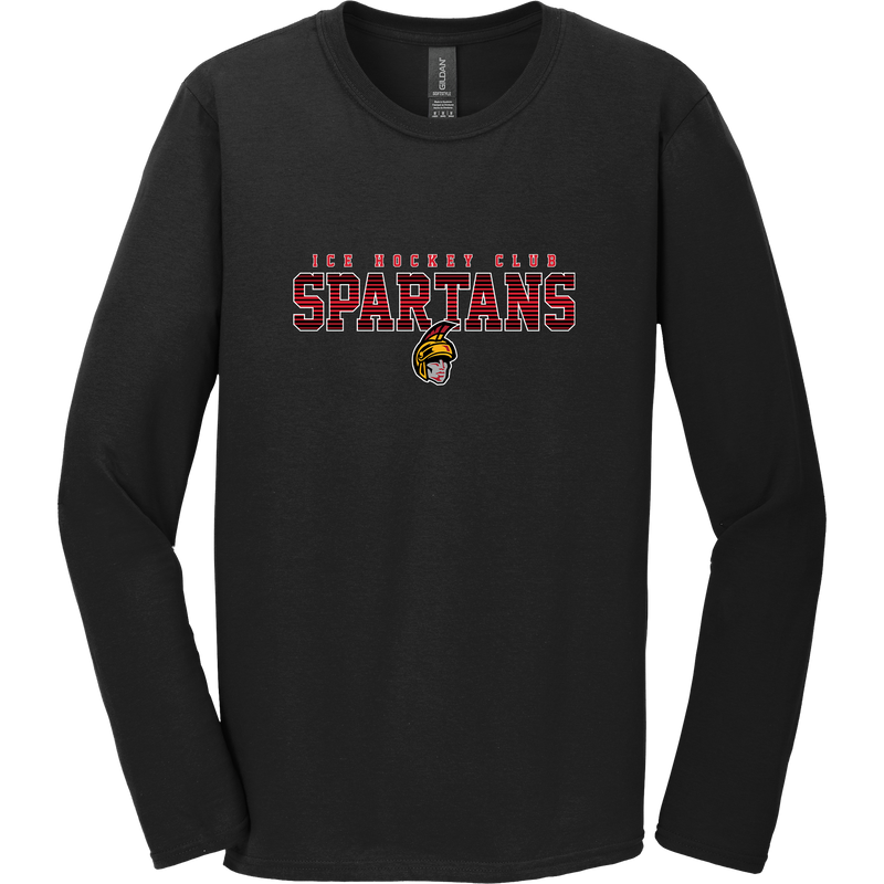 Seacoast Spartans (Ice Hockey) Softstyle Long Sleeve T-Shirt