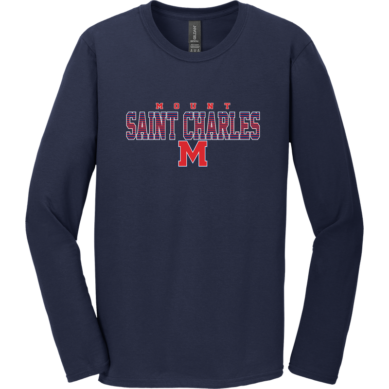 Mount St. Charles Softstyle Long Sleeve T-Shirt