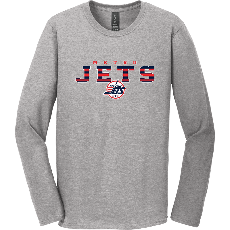 Metro Jets Softstyle Long Sleeve T-Shirt