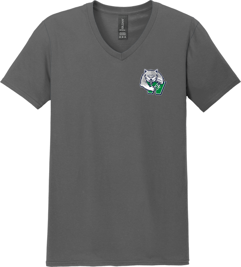 Woodbridge Wolfpack Softstyle V-Neck T-Shirt