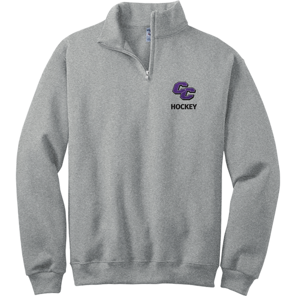 Curry College NuBlend 1/4-Zip Cadet Collar Sweatshirt