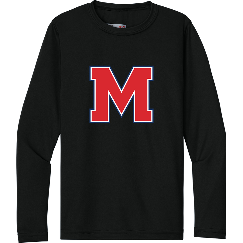 Mount St. Charles Youth Cooling Performance Long Sleeve Tee