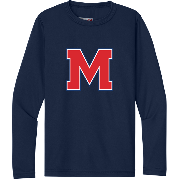 Mount St. Charles Youth Cooling Performance Long Sleeve Tee