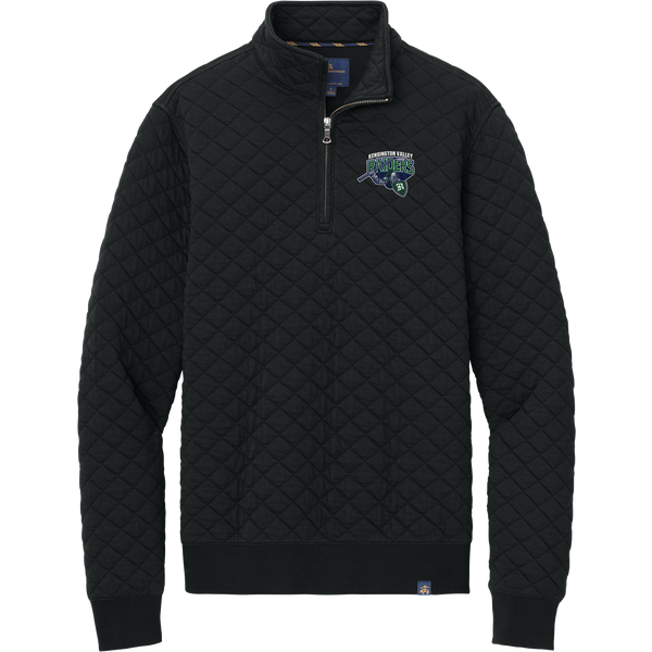 Kensington Valley Raiders Brooks Brothers Diamond Quilt 1/4-Zip