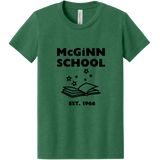 McGinn Elementary Youth 'Book' Heather CVC Tee