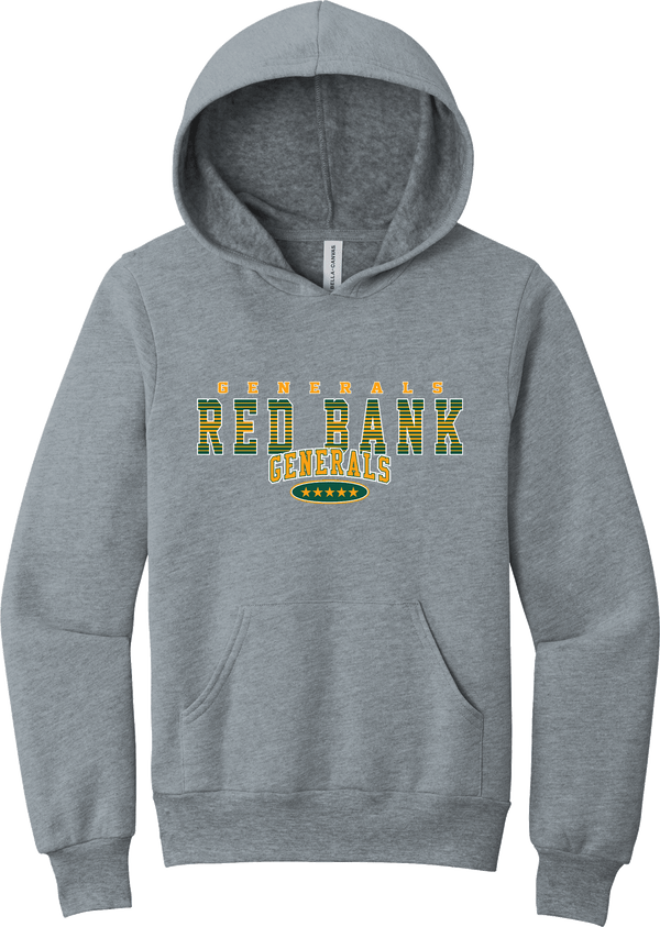 Red Bank Generals Youth Sponge Fleece Pullover Hoodie