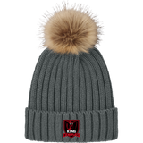 King Cobras Faux Fur Pom Beanie