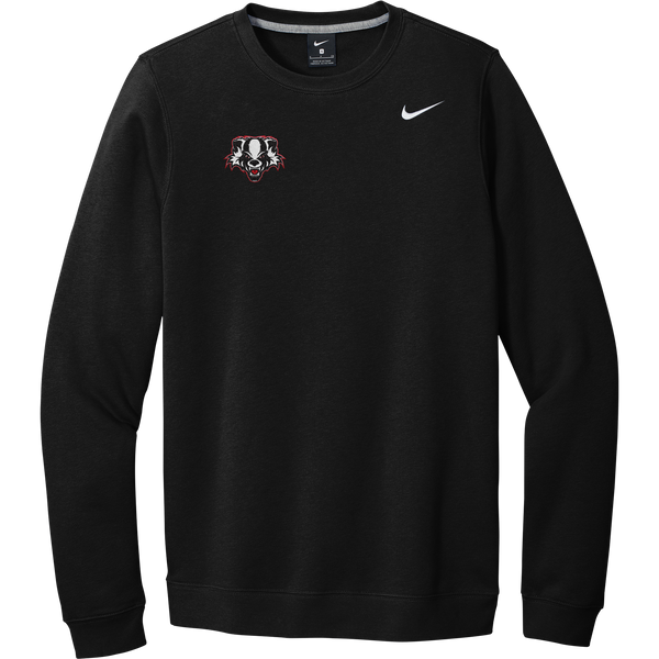 Scary Badgers Nike Club Fleece Crew