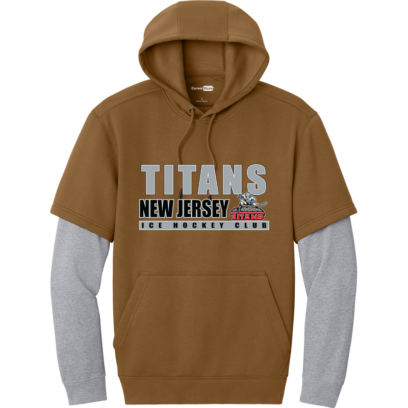 NJ Titans Tough Fleece Layered Hoodie