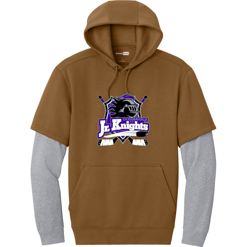 Old Bridge Jr. Knights Tough Fleece Layered Hoodie
