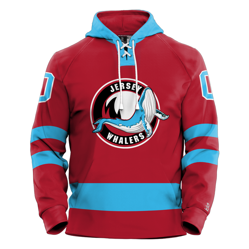 Jersey Shore Whalers Youth Sublimated Retro Hoodie