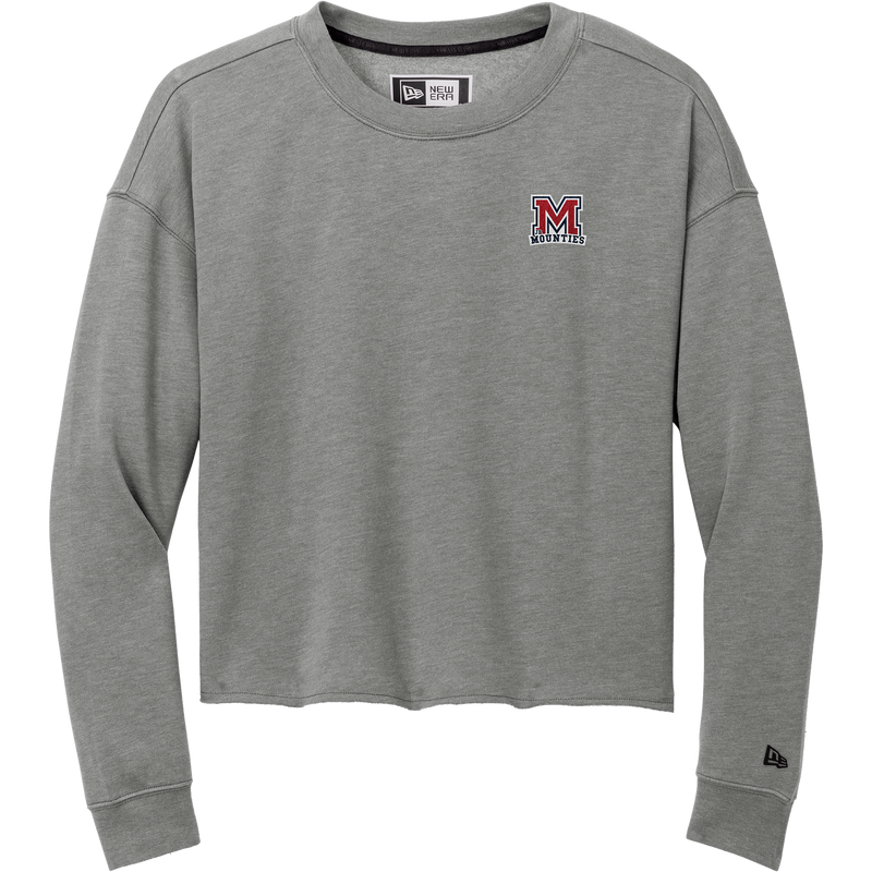 Jr. Mounties New Era Ladies Tri-Blend Fleece Crop Crew