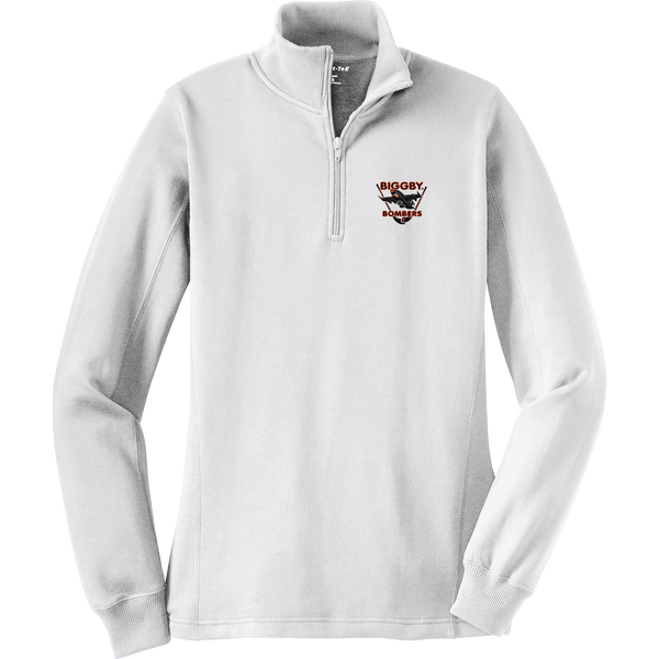 Biggby Bombers Ladies 1/4-Zip Sweatshirt