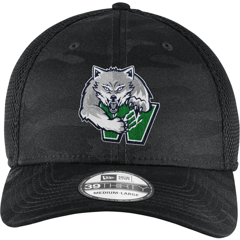 Woodbridge Wolfpack New Era Tonal Camo Stretch Tech Mesh Cap