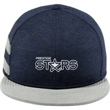Prestige Stars New Era Shadow Heather Striped Flat Bill Snapback Cap