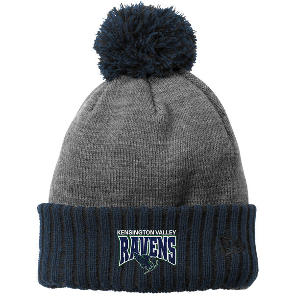 Kensington Valley Ravens New Era Colorblock Cuffed Beanie