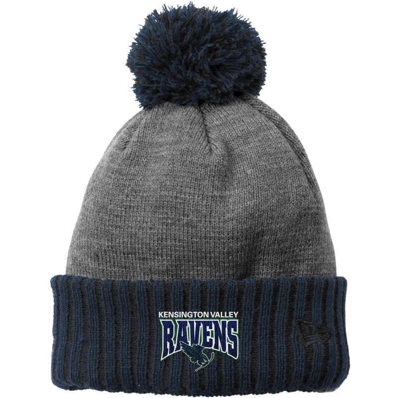 Kensington Valley Ravens New Era Colorblock Cuffed Beanie