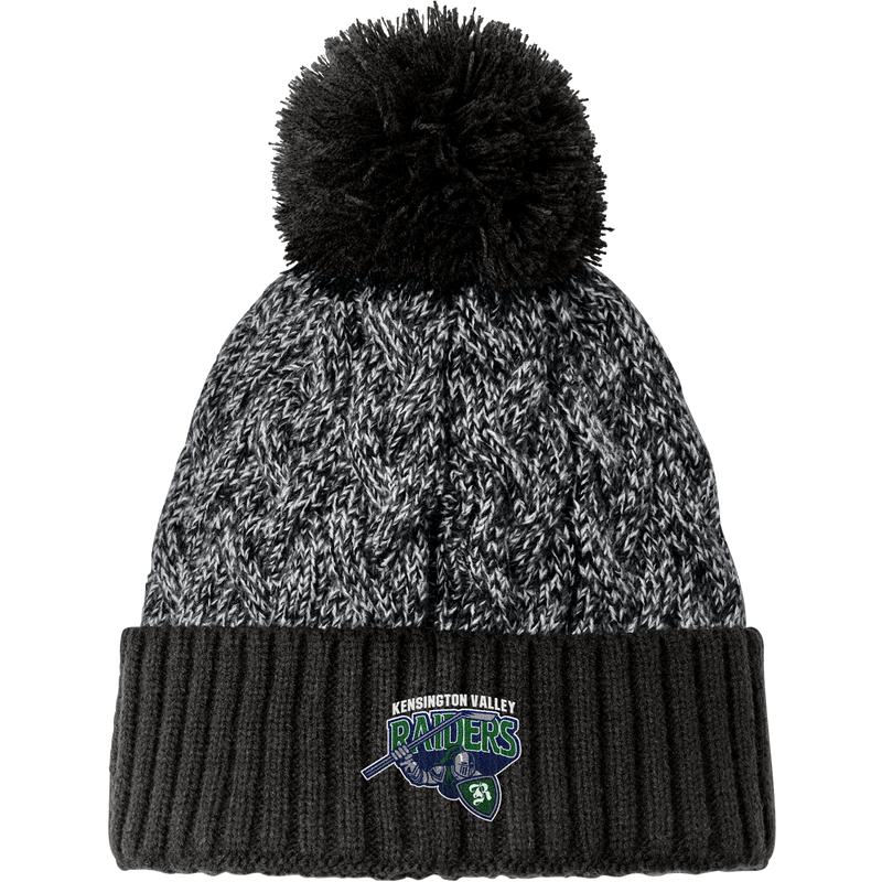 Kensington Valley Raiders New Era Marled Knit Pom Beanie