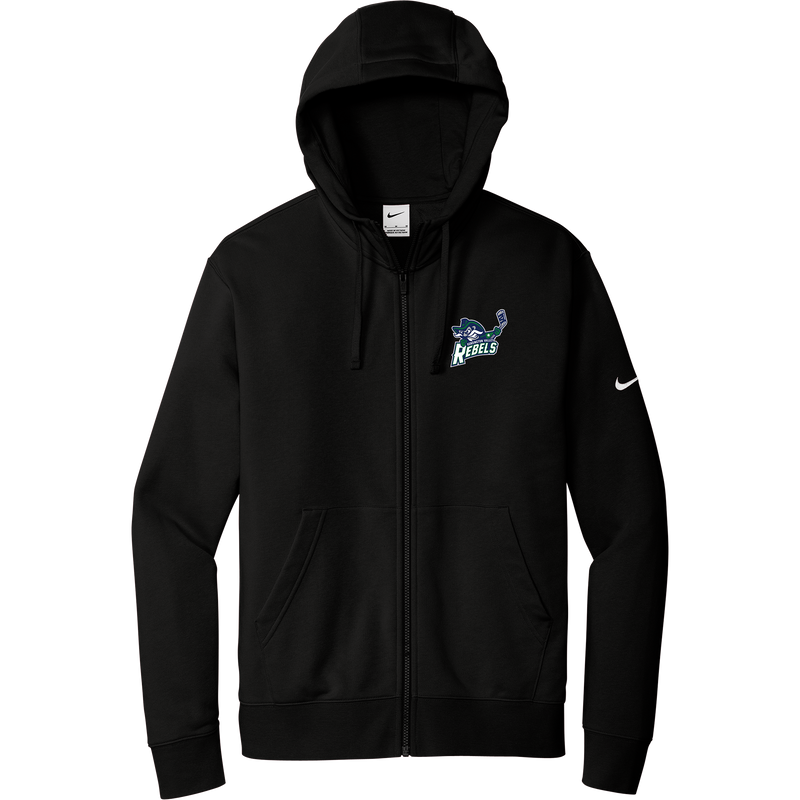 Kensington Valley Rebels Nike Club Fleece Sleeve Swoosh Full-Zip Hoodie