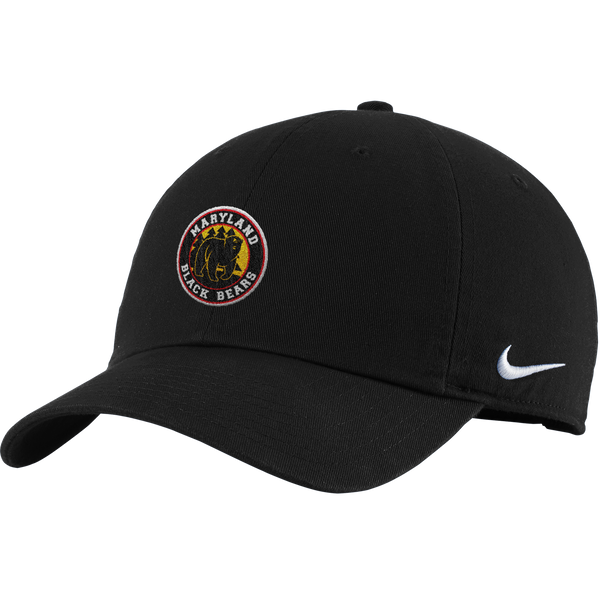 Maryland Black Bears Nike Heritage Cotton Twill Cap