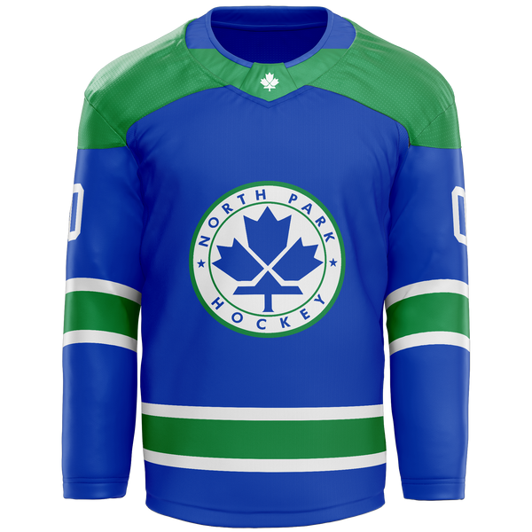 North Park Adult Player Cut and Sew Tackle Twill Jersey