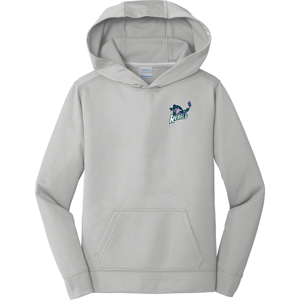 Kensington Valley Rebels Youth Performance Fleece Pullover Hooded Sweatshirt