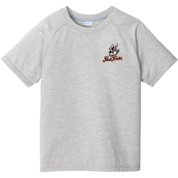Danbury Hat Tricks Youth PosiCharge Tri-Blend Wicking Raglan Tee